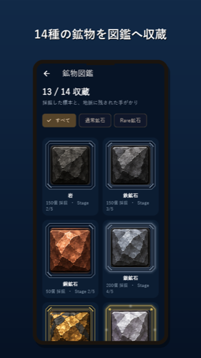 14種の鉱物を図鑑へ収蔵